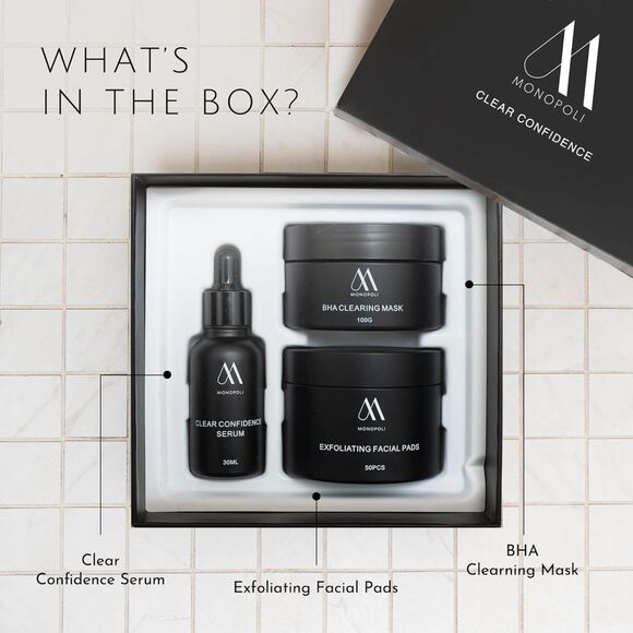 Monopoli Skin Clear Confidence Kit new in box - Picture 2 of 5